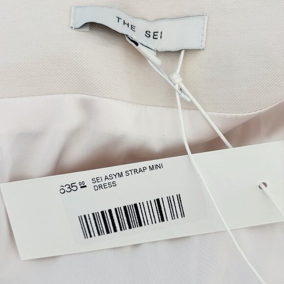 The Sei Ruched Mini Dress 6 Blush NWT - Picture 8 of 10